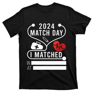 Match Day 2024 Medical School Residency Medicine Physicians T-Shirt