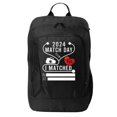 Match Day 2024 Medical School Residency Medicine Physicians City Backpack