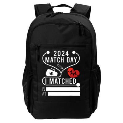 Match Day 2024 Medical School Residency Medicine Physicians Daily Commute Backpack