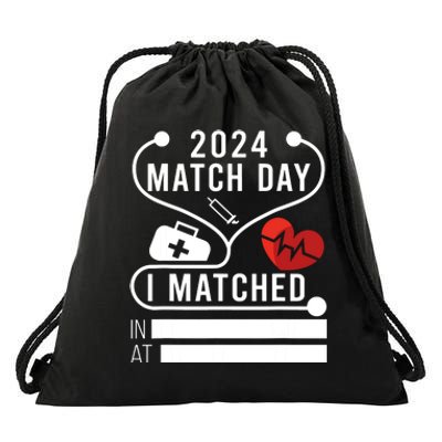 Match Day 2024 Medical School Residency Medicine Physicians Drawstring Bag