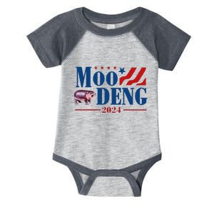 Moo Deng 2024 Moo Deng Moo Deng Cute Baby Hippo Infant Baby Jersey Bodysuit