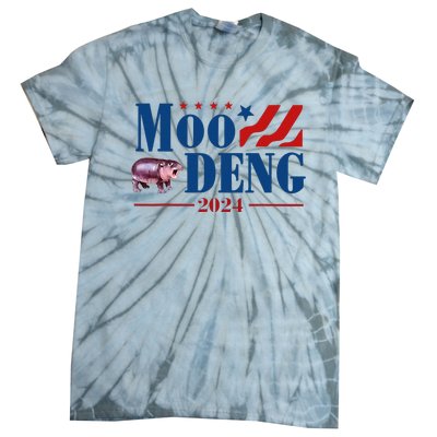 Moo Deng 2024 Moo Deng Moo Deng Cute Baby Hippo Tie-Dye T-Shirt