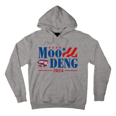 Moo Deng 2024 Moo Deng Moo Deng Cute Baby Hippo Tall Hoodie