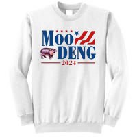 Moo Deng 2024 Moo Deng Moo Deng Cute Baby Hippo Sweatshirt