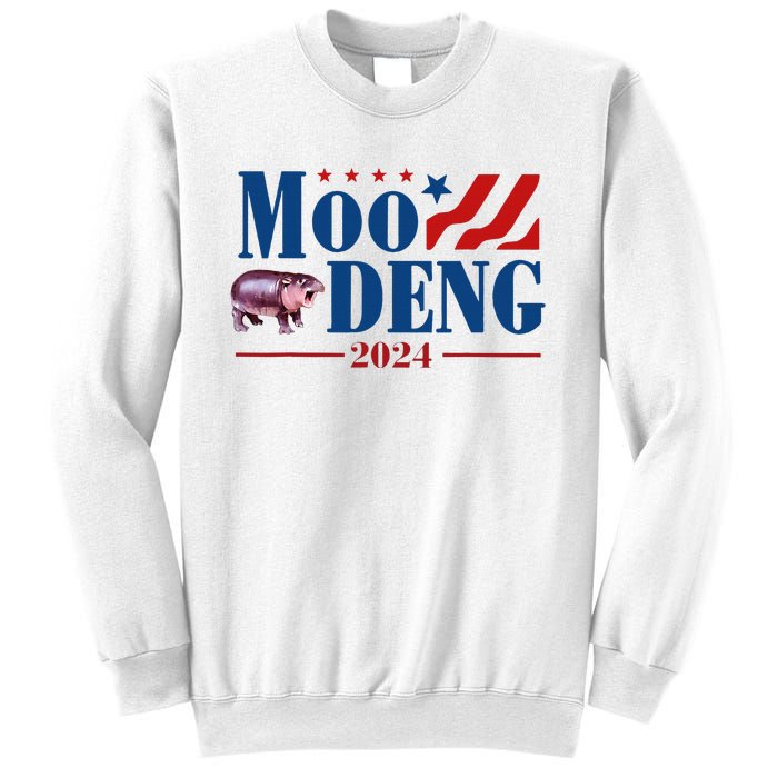 Moo Deng 2024 Moo Deng Moo Deng Cute Baby Hippo Sweatshirt