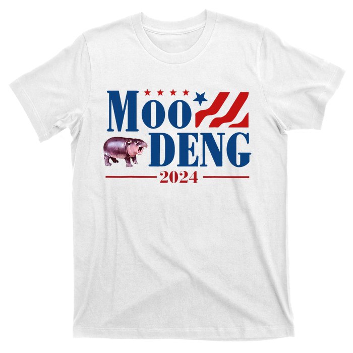 Moo Deng 2024 Moo Deng Moo Deng Cute Baby Hippo T-Shirt