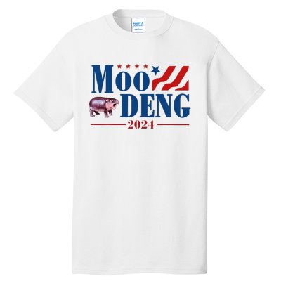 Moo Deng 2024 Moo Deng Moo Deng Cute Baby Hippo Tall T-Shirt