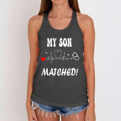 Match Day 2024 My Son Women's Knotted Racerback Tank