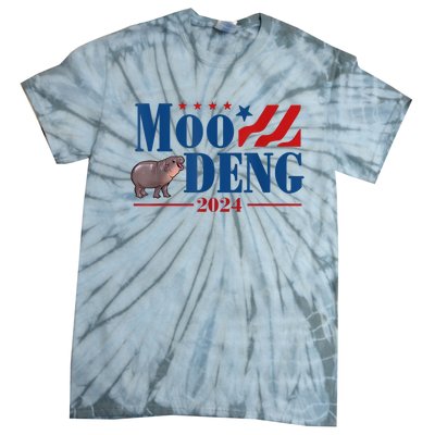 Moo Deng 2024 Moo Deng Moo Deng Cute Baby Hippo Tie-Dye T-Shirt