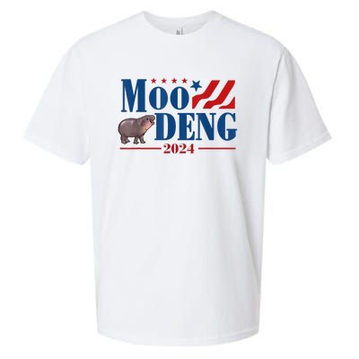 Moo Deng 2024 Moo Deng Moo Deng Cute Baby Hippo Sueded Cloud Jersey T-Shirt