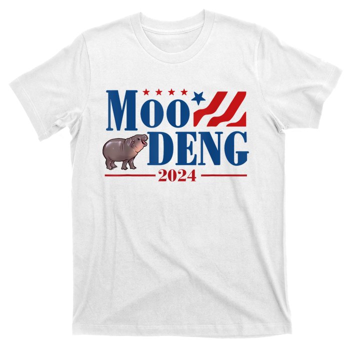 Moo Deng 2024 Moo Deng Moo Deng Cute Baby Hippo T-Shirt