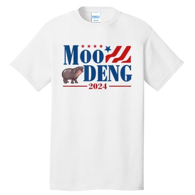 Moo Deng 2024 Moo Deng Moo Deng Cute Baby Hippo Tall T-Shirt