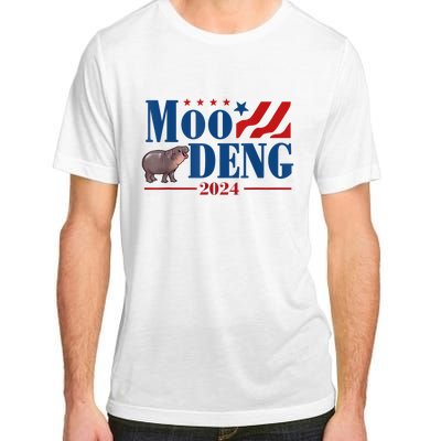 Moo Deng 2024 Moo Deng Moo Deng Cute Baby Hippo Adult ChromaSoft Performance T-Shirt