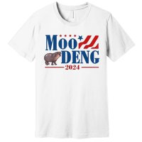 Moo Deng 2024 Moo Deng Moo Deng Cute Baby Hippo Premium T-Shirt