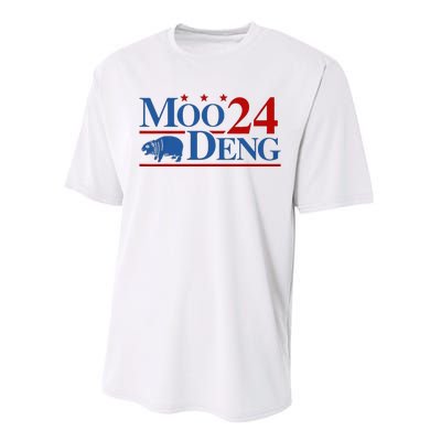 Moo Deng 2024 Moo Deng Moo Deng Cute Baby Hippo Performance Sprint T-Shirt