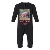 Moo Deng 2024 Moo Deng Moo Deng Cute Baby Hippo Infant Fleece One Piece