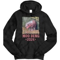 Moo Deng 2024 Moo Deng Moo Deng Cute Baby Hippo Tie Dye Hoodie