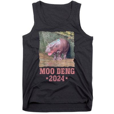 Moo Deng 2024 Moo Deng Moo Deng Cute Baby Hippo Tank Top