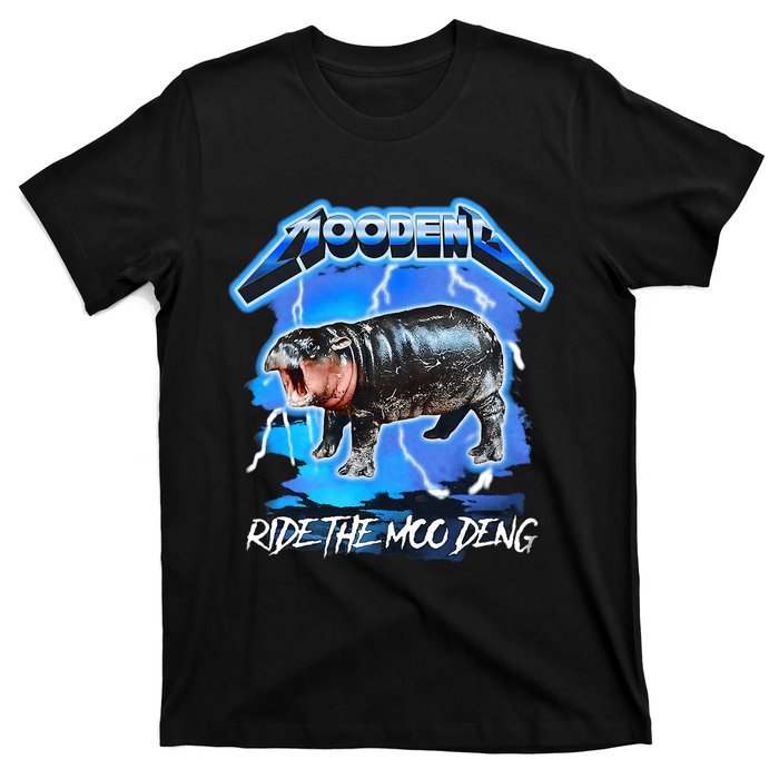 Moo Deng 2024 Moo Deng Moo Deng Cute Baby Hippo T-Shirt