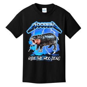 Moo Deng 2024 Moo Deng Moo Deng Cute Baby Hippo Kids T-Shirt