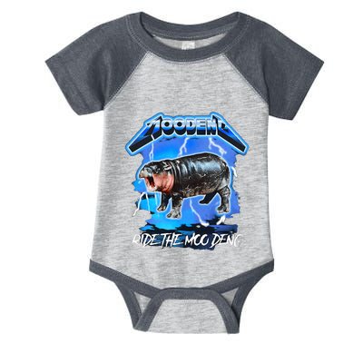 Moo Deng 2024 Moo Deng Moo Deng Cute Baby Hippo Infant Baby Jersey Bodysuit