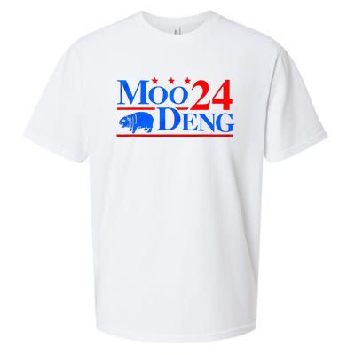 Moo Deng 2024 Moo Deng Vote Election Sueded Cloud Jersey T-Shirt