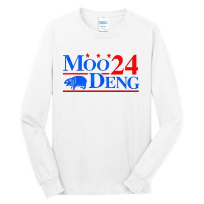 Moo Deng 2024 Moo Deng Vote Election Tall Long Sleeve T-Shirt