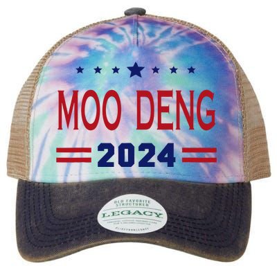 Moo Deng 2024 Legacy Tie Dye Trucker Hat