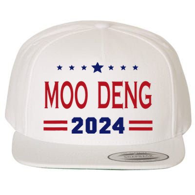 Moo Deng 2024 Wool Snapback Cap