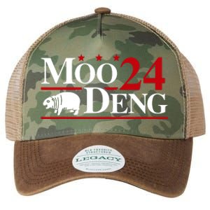 Moo Deng 2024 Cute Pygmy Hippopotamus Hippo Legacy Tie Dye Trucker Hat