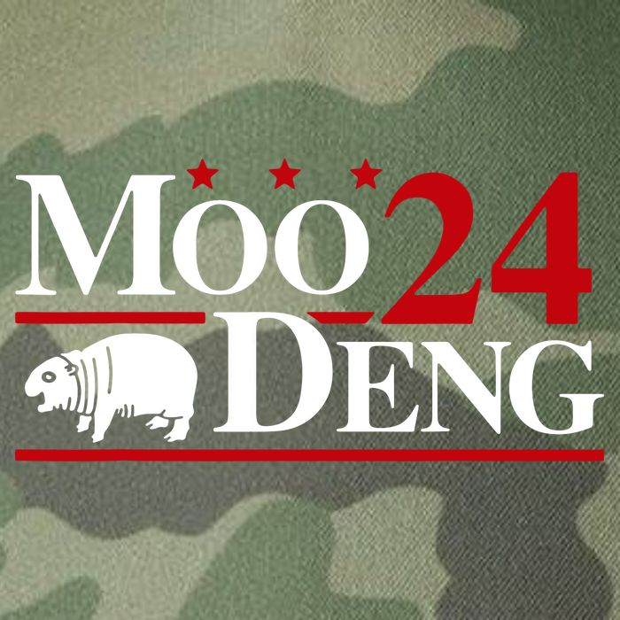 Moo Deng 2024 Cute Pygmy Hippopotamus Hippo Legacy Tie Dye Trucker Hat