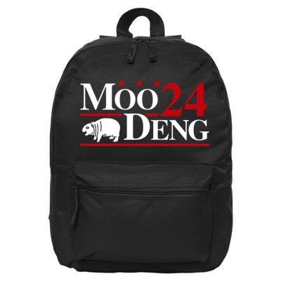 Moo Deng 2024 Cute Pygmy Hippopotamus Hippo 16 in Basic Backpack