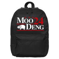 Moo Deng 2024 Cute Pygmy Hippopotamus Hippo 16 in Basic Backpack