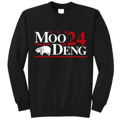 Moo Deng 2024 Cute Pygmy Hippopotamus Hippo Tall Sweatshirt