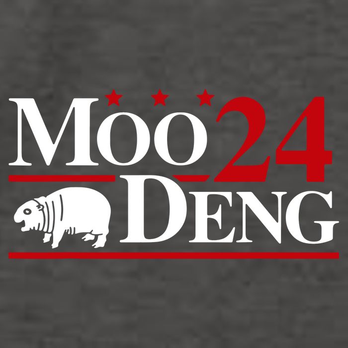 Moo Deng 2024 Cute Pygmy Hippopotamus Hippo Vector Backpack