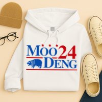 Moo Deng 2024 Cute Pygmy Hippopotamus Hippo Hoodie
