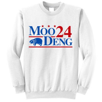 Moo Deng 2024 Cute Pygmy Hippopotamus Hippo Sweatshirt