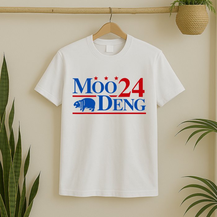 Moo Deng 2024 Cute Pygmy Hippopotamus Hippo T-Shirt