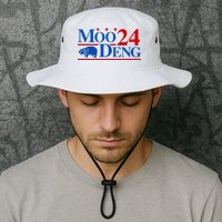 Moo Deng 2024 Cute Pygmy Hippopotamus Hippo Bucket Hat