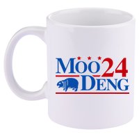Moo Deng 2024 Cute Pygmy Hippopotamus Hippo 11oz C Handle Ceramic Mug