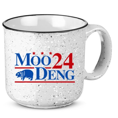 Moo Deng 2024 Cute Pygmy Hippopotamus Hippo 15oz Campfire Ceramic Mug