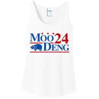 Moo Deng 2024 Cute Pygmy Hippopotamus Hippo Ladies Essential Tank