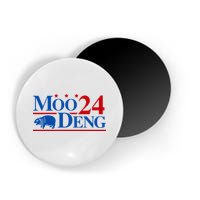 Moo Deng 2024 Cute Pygmy Hippopotamus Hippo Magnet