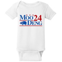 Moo Deng 2024 Cute Pygmy Hippopotamus Hippo Baby Bodysuit