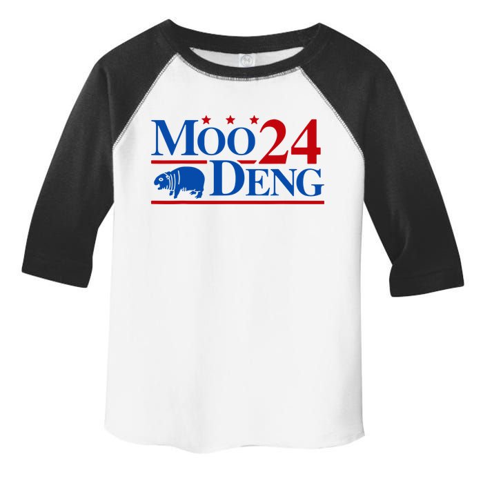 Moo Deng 2024 Cute Pygmy Hippopotamus Hippo Toddler Fine Jersey T-Shirt
