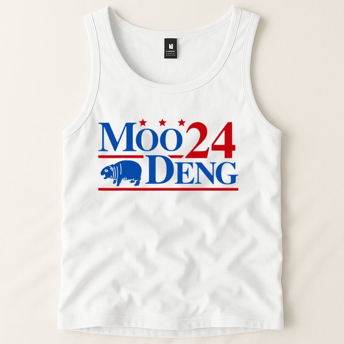 Moo Deng 2024 Cute Pygmy Hippopotamus Hippo Tank Top