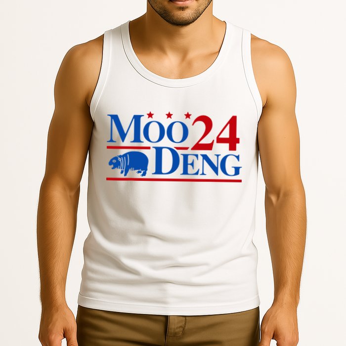 Moo Deng 2024 Cute Pygmy Hippopotamus Hippo Tank Top
