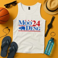 Moo Deng 2024 Cute Pygmy Hippopotamus Hippo Tank Top