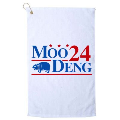 Moo Deng 2024 Cute Pygmy Hippopotamus Hippo Golf Towel