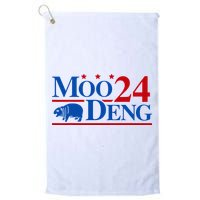 Moo Deng 2024 Cute Pygmy Hippopotamus Hippo Golf Towel